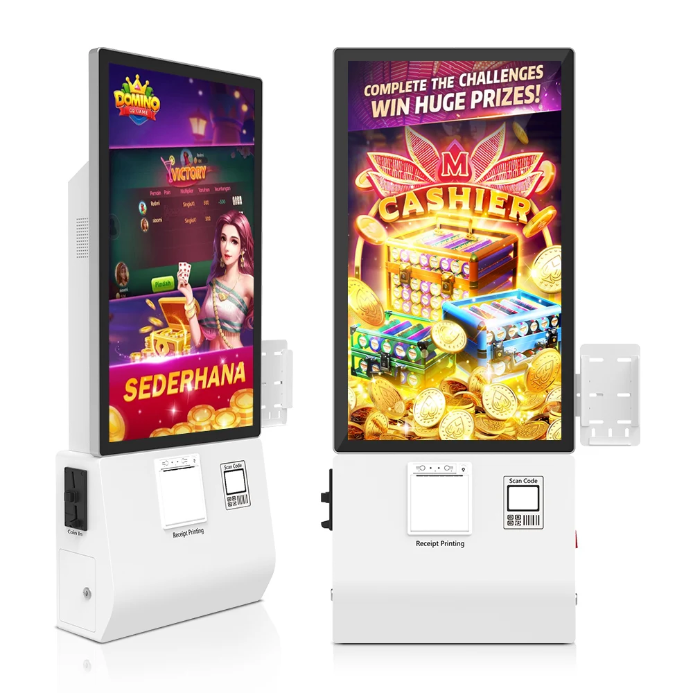 Cash Payment Kiosk Free Standing Cash Self Payment Kiosk for Restaurant Kiosk Cash Payment
