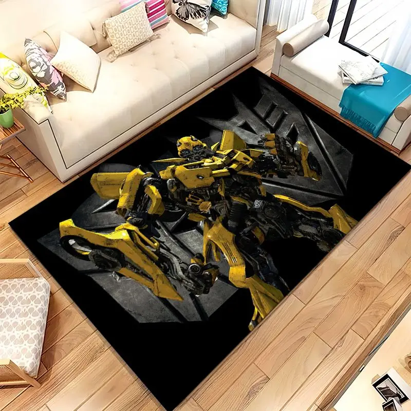 Autobots Transformers Optimus Prime Soft Non-Slip Large Area Rug for Living Room,Bedroom Playroom Carpet Mat for Sofa,Home Decor