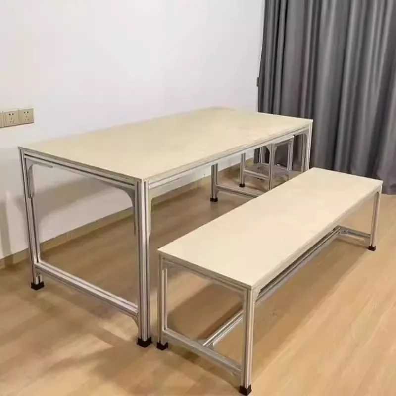 Aluminum Profile Birch Conference Table Long Table Simple Office Ocean Panel