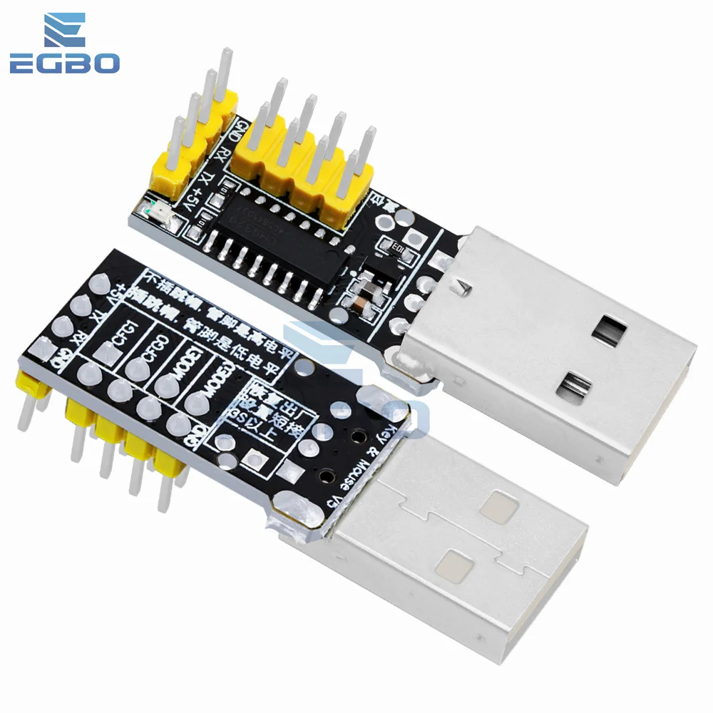 CH9329 module UART/TTL serial port to USB HID full keyboard mouse driver-free game development box