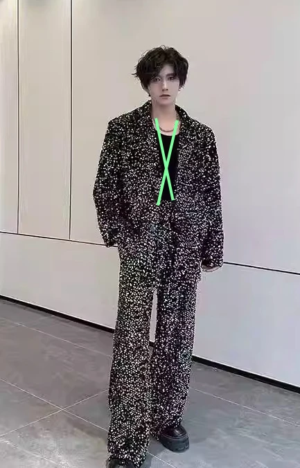 silver jacket X pant