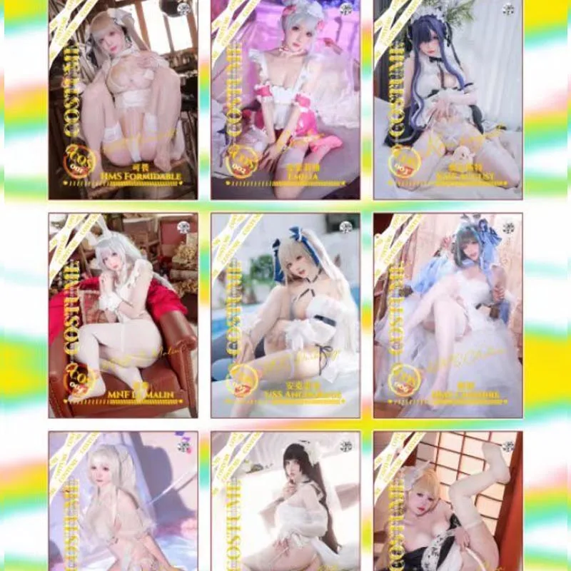 Goddess Story Collection Cards Sexy Complete Set Black Stockings Temptation Sexual Games Trading Anime Cards