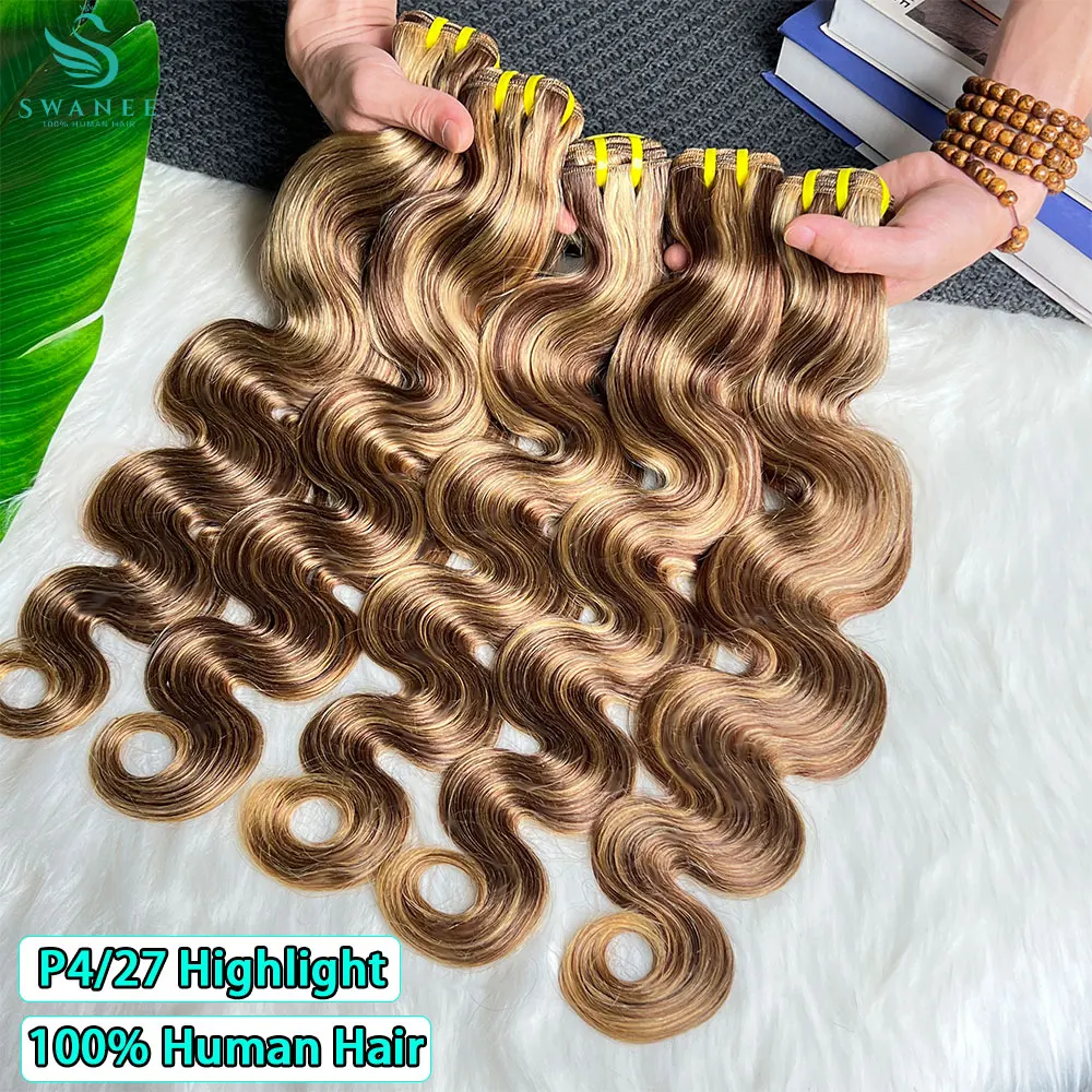 

P4/27 Выделенные пучки человеческих волос Объемные волны Пучки человеческих волос 10-30 дюймов Пучки человеческих волос Объемные волны Коричневые пучки омбре