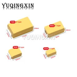 10pcs A B C D Case Tantalum Capacitor 6V 10V 16V 25V 35V 50V 0.1UF 1UF 2.2UF 4.7UF 10UF 22UF 33UF 47UF 100UF 220UF 330UF 470UF