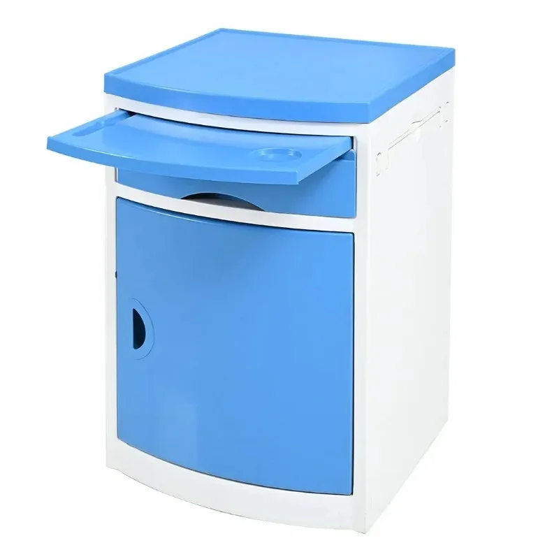 Hospital Furniture ABS Plastic Stainless steel cover Bedside Cabinets Beside Locker for sale