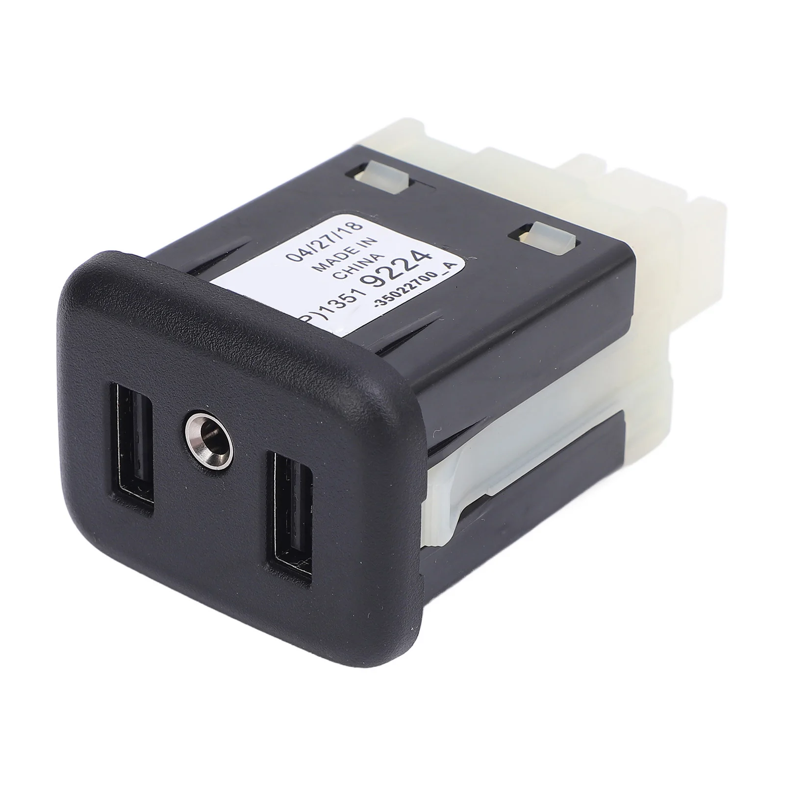 Dual USB Port AUX Jack Auxiliary Input Adapter 13509942 Sturdy USB Port AUX Jack Auxiliary Input Adapter for CT6 CTS