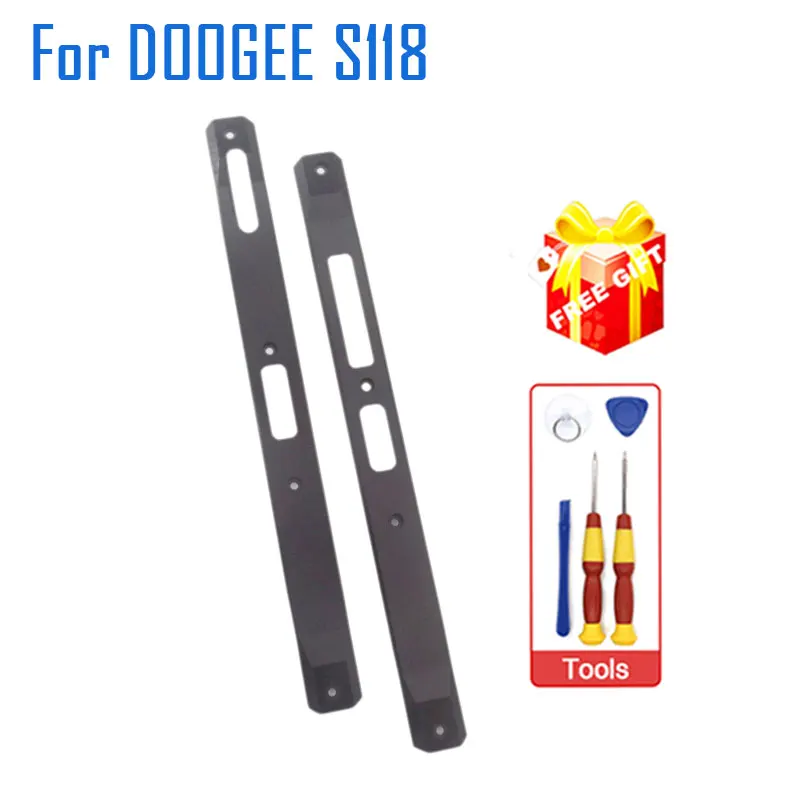 New Original DOOGEE S118 Rear Cover Left Right Decoration Parts Middle Frame Volume Custom Button Key For DOOGEE S118 Smartphone