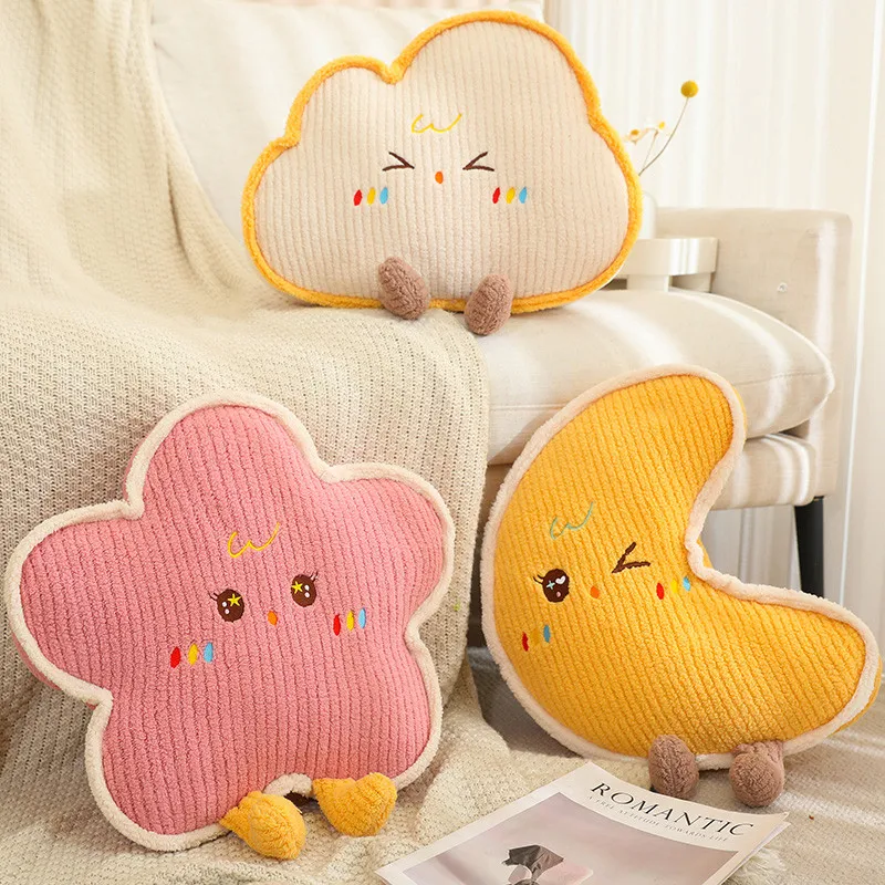 Cute Starry Sky Dopamine Pillow Living Room Sofa Pillow Cartoon Decoration Pillow Float Window Tatami Cushion Gifts For Girls