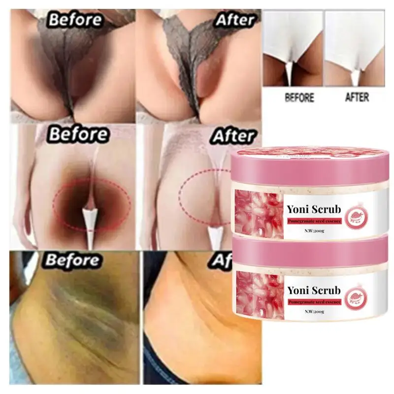 Yoni Scrub Vaginal Whitening And Brightening Natural Yoni Scrub