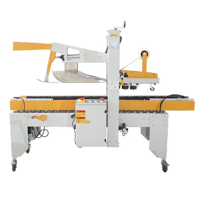 Competitive Price High Performance  Automatic Folding and Sealing & strapping Machine with tape