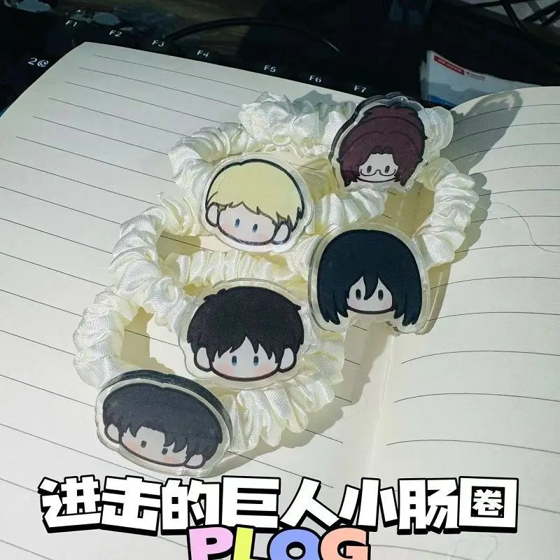 

Anime Shingeki No Kyojin/Attack on Titan Eren Jaeger Mikasa·Ackerman Cosplay Small Intestine Ring Student Ambitus Gift