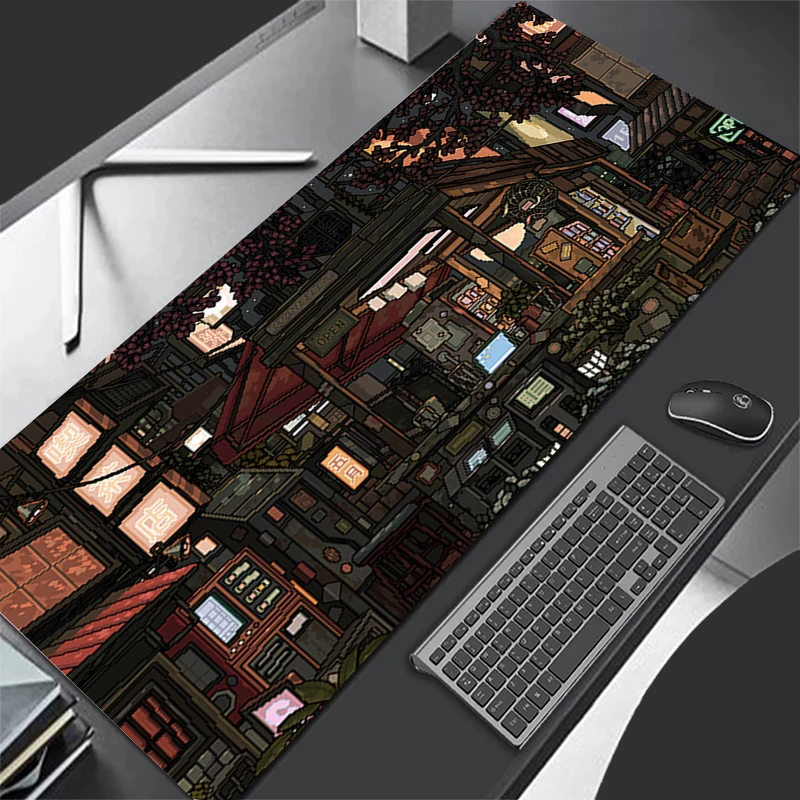 Mousepad Pattern Game Pad Rubber Anime Mouse Pad PC Accessories Desk Mat Non Slip Office Table Mat Pixel Art Gamer Keyboard Pad