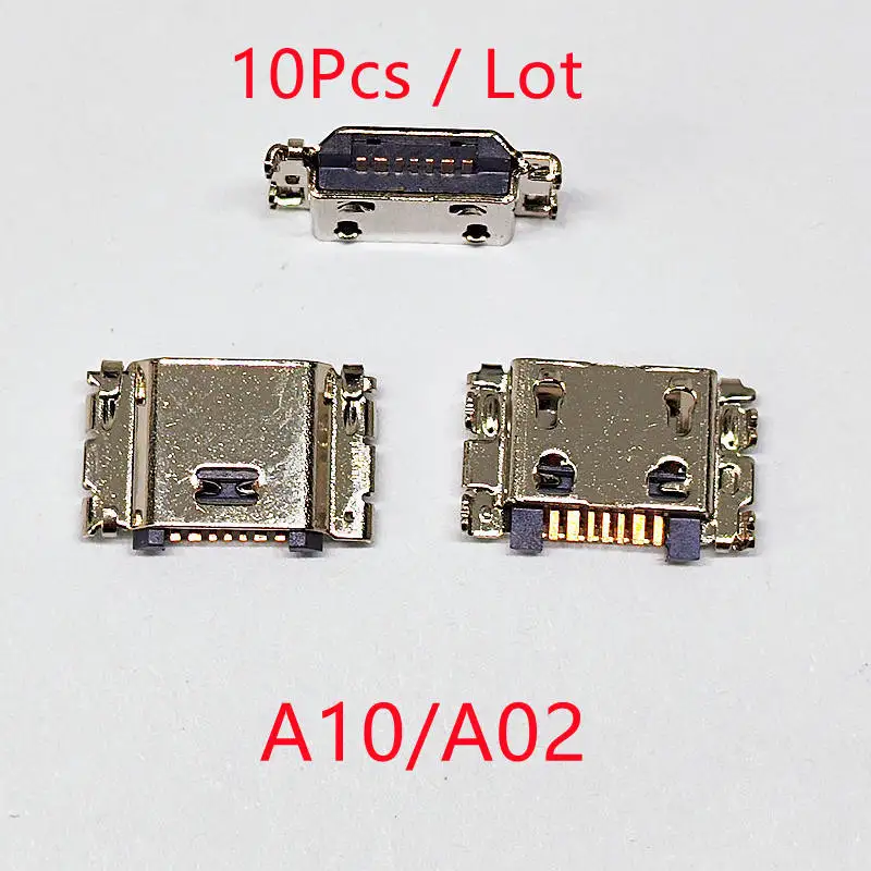 10 piezas para Samsung A12 A10s A21s A11 A20s A22 A32 A33 A01 A30s A31 A51 A50s A71 A70s A52 A72 Puerto de Carga USB Conector Cargador 6
