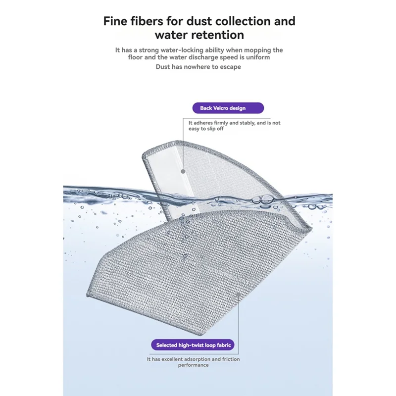 A03F-Voor Tapo RV30 Max/RV30 Max Plus/RV20 Max/RV20 Max Plus 18PCS Vacuüm Accessoires Belangrijkste Zijborstel Filters Mop Doek Stofzakken