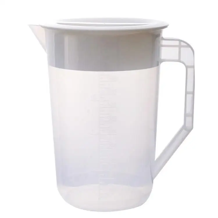 

Large Capaci 5000ml Ice Cr Mixer Buet Whipped Cr Egg White Milk Tea op Bowl with Cover Measurement Cup