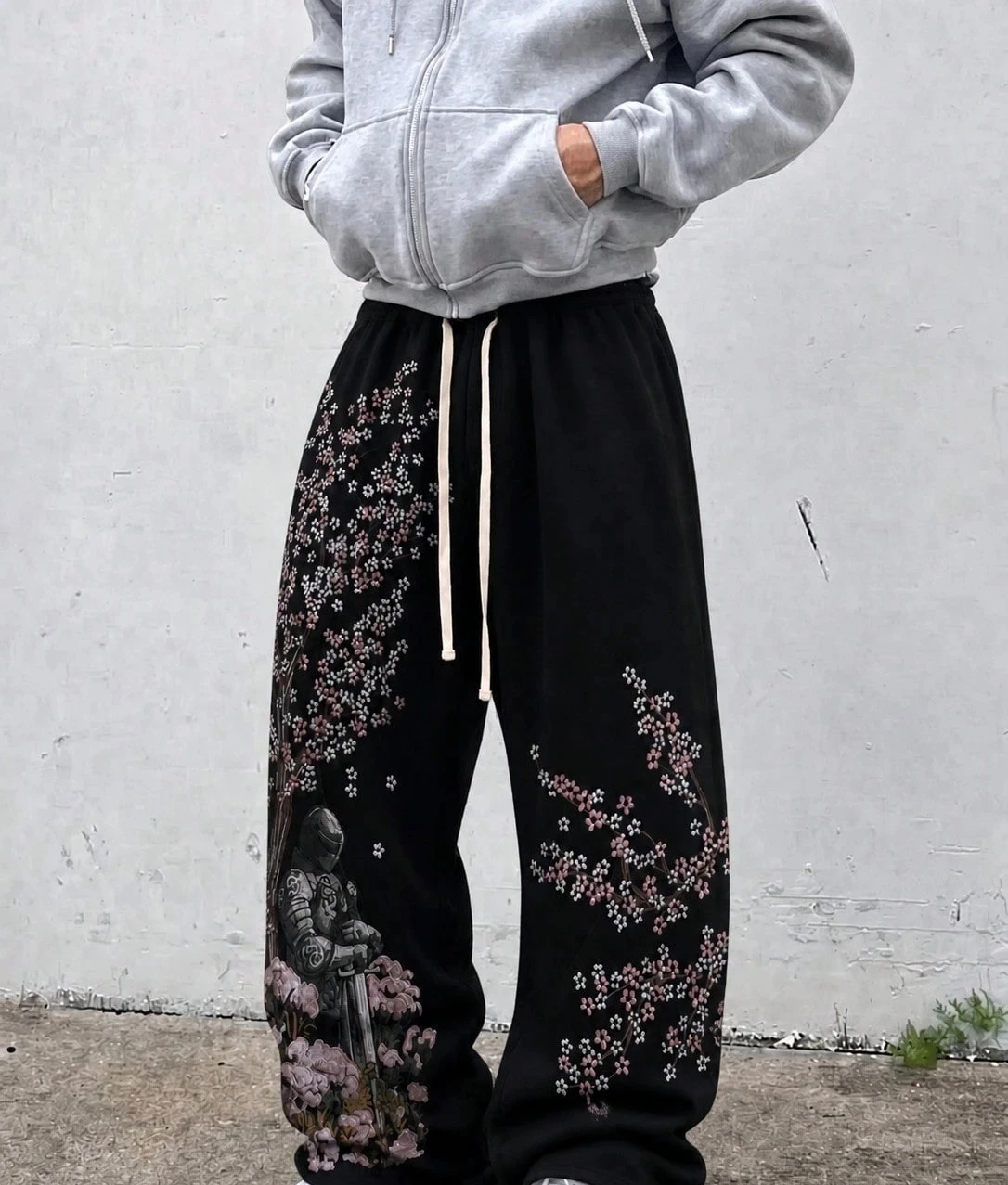 2026 Sommer Mode Neue Hip-Hop Gothic Kirschblüten 3D-Druck Streetwear Freizeit Sport Outdoor Laufhose Groß