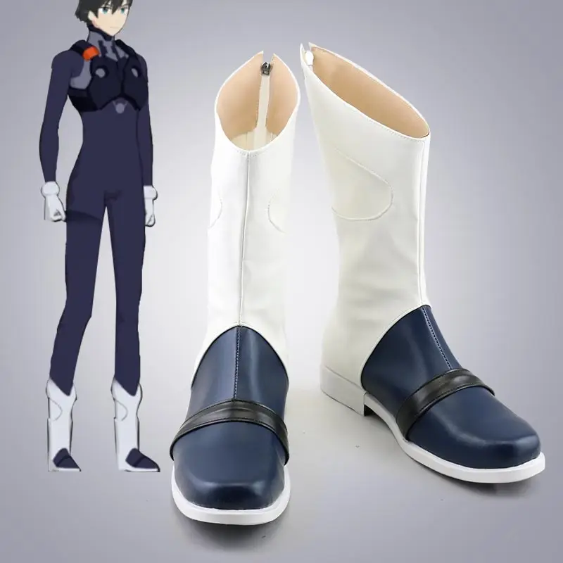 Anime Darling In The Franxx Hiro CODE: 016 Cosplay Shoes Boots Halloween Costume Accessories Props Made