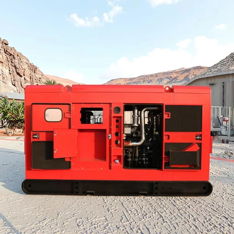 Portable Diesel Generator 15kVA Super Silent Enclosure Mobile Backup Power For Outdoor Residential And Business Use