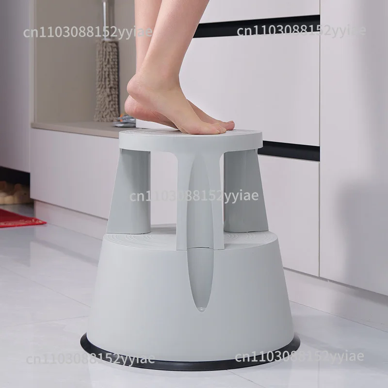 

Two-step ladder, high and low step stools, household step height