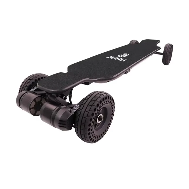 Dupla correia de 40 km/h skate elétrico off-road piso de montanha 20 km faixa 6 polegadas material transporte direto opções personalizadas