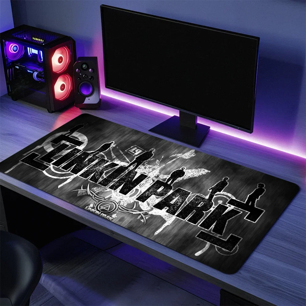 L-Linkin Hot Band Park لألعاب الكمبيوتر لوحة مفاتيح كبيرة مكتب كبير ماوس حصيرة وسادة مطاطية مضادة للانزلاق الفئران الكمبيوتر #3