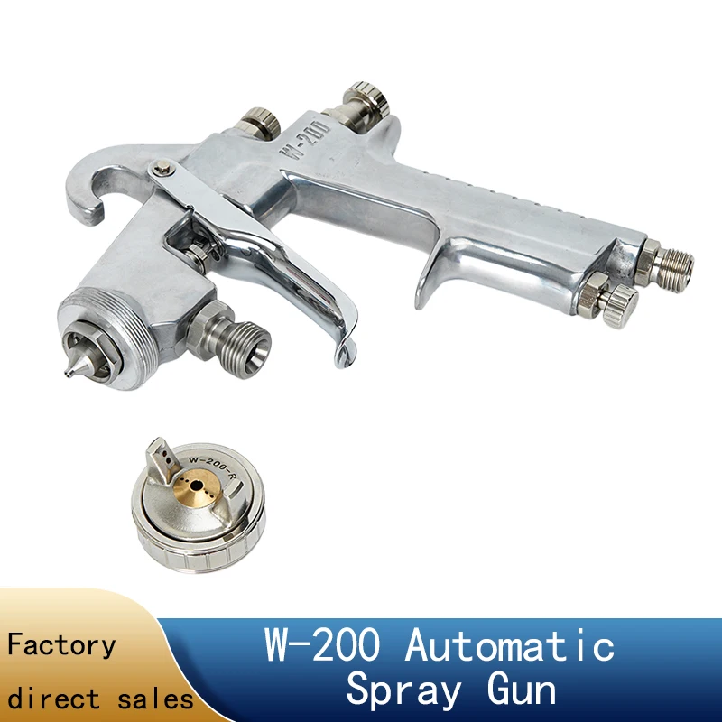 W-200 Automatic Spraying Gun - Residential  Automotive Industry High-Fogging Paint Water-Based Paint Spray Bottle Painting Gun