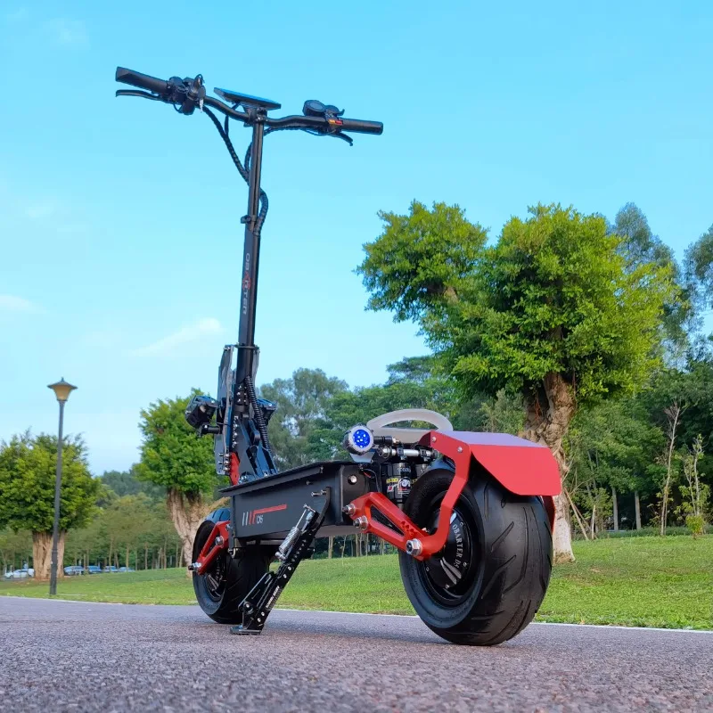 

48V 60V 72V 5000W 70km/h 35Ah D5 12inch Powerfully Electric Scooters with Pedals in EU US Warehouse