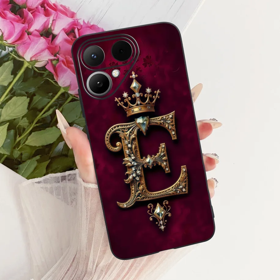 Funda de silicona suave con iniciales de lujo para Tecno Pova Curve 2 5G, protector para Tecno Pova Curve 2 2026 6