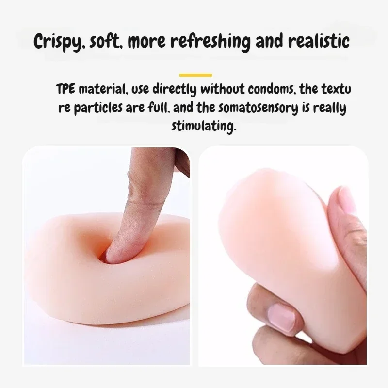 Men's Masturbation Cup Eggs Pocket Pussy Penile Massage Exercise Vagina Masturbator Fleshlight Sex Toy for Men 6 Styles Portable