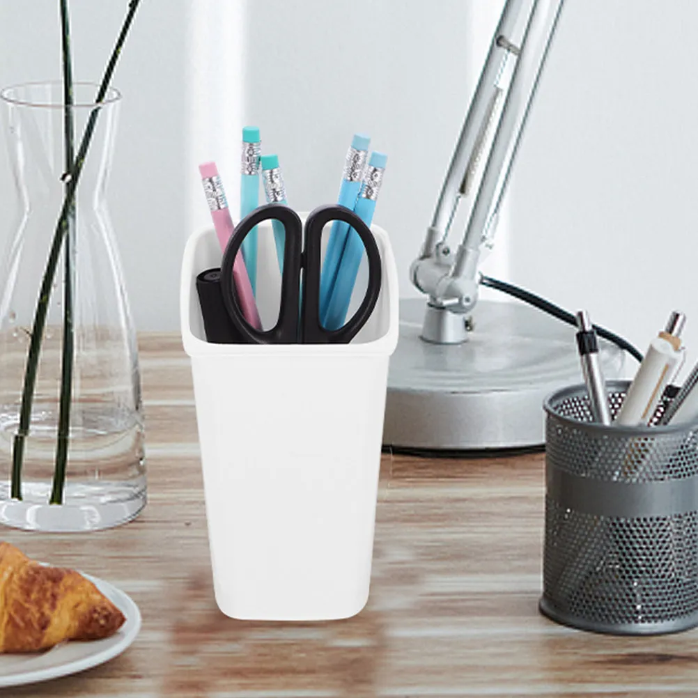 Mini Desktop Trash Can 2 Pack Cute Countertop Waste Bin for Office Bedroom Bathroom and Vanity
