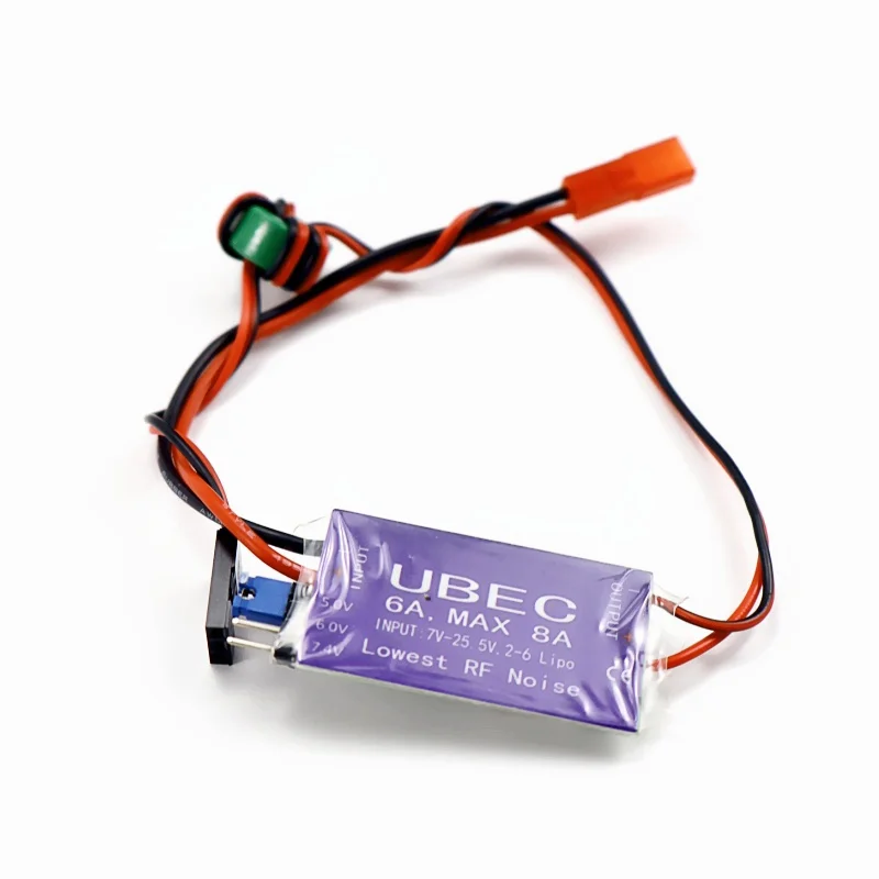 5V/6V 4A 6A 8A Lowest RF Noise BEC Full Shielding Antijamming Switching Regulator For air helicopter plane 5V/6V RC BEC