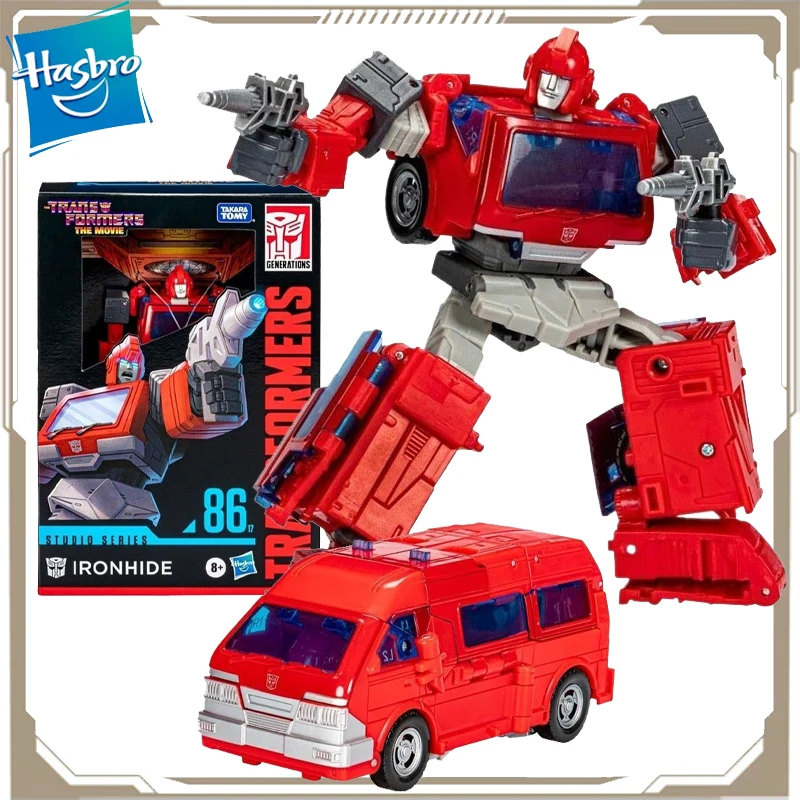 

Hasbro оригинальные трансформеры аниме фигурка SS86 Ironhide G1 серии экшн-фигурки игрушки для мальчиков и девочек детский подарок Коллекционная модель