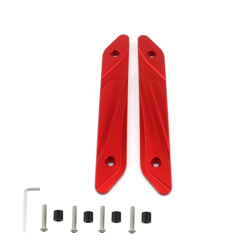 

A51K-For Zontes 125M 350D Windshield Bracket Covers For Zontes Windshield Decorative Bracket Cover Motorcycle Accessories Black