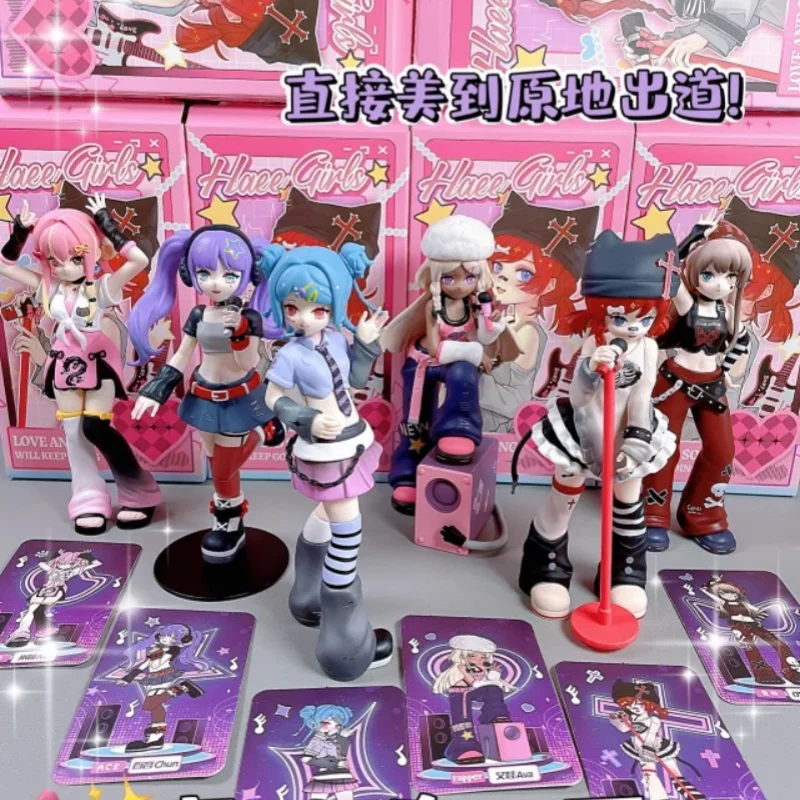 

Новый Haee Girls Performance Stage Girl Group Series слепая коробка модель фигурка кукла украшение для рабочего стола игрушки для девочек подарки на день рождения