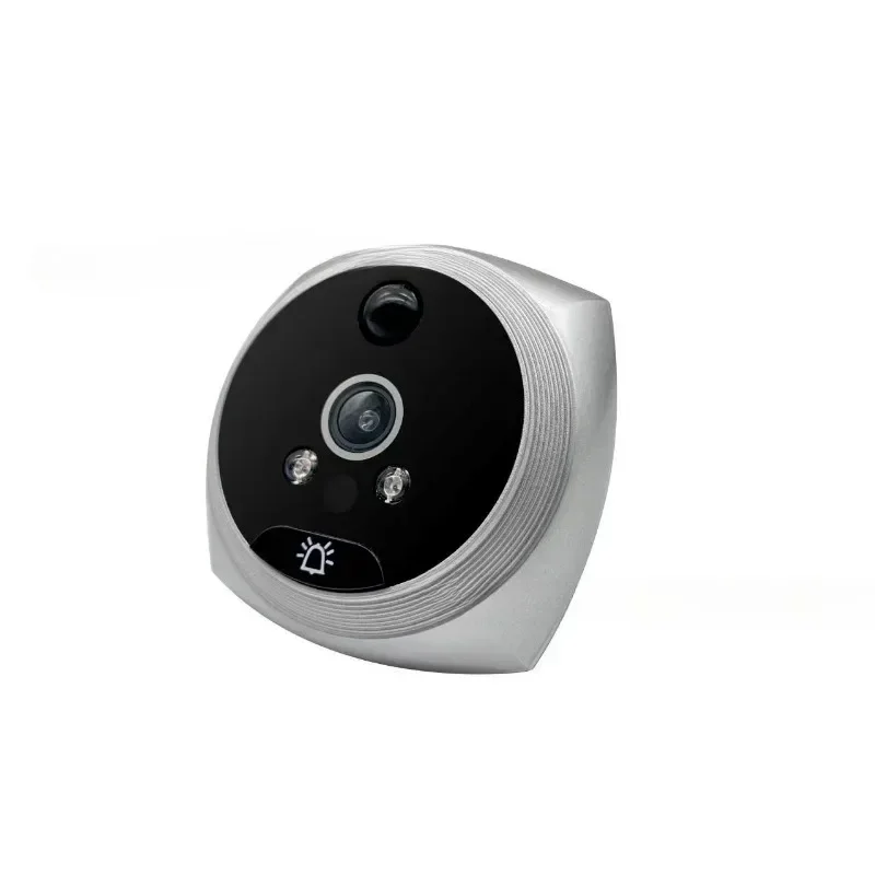 Timbre de casa inteligente mirilla de cámara de puerta de 4,3 pulgadas 145 °   Monitor de detección de movimiento de visión nocturna infrarroja 1080 HD PIR