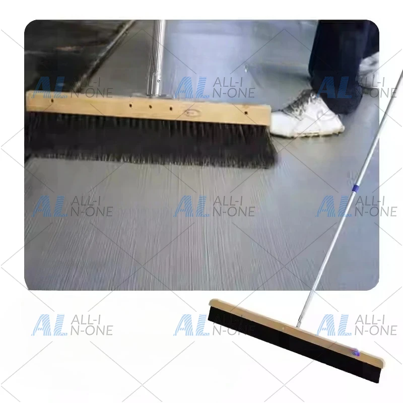 Concrete Finished Brooms with High Quality Handles Bridge Deck Pavement Carving Anti-skid Brushes