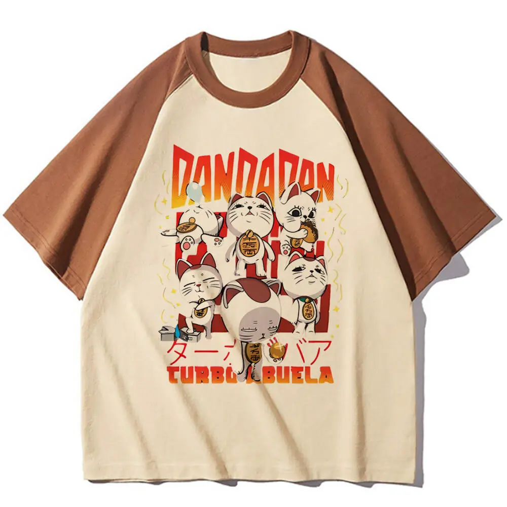 Dandadan tshirt girl 2000s Punk graphic Y2k t-shirt Psychedelic University Grunge women anime