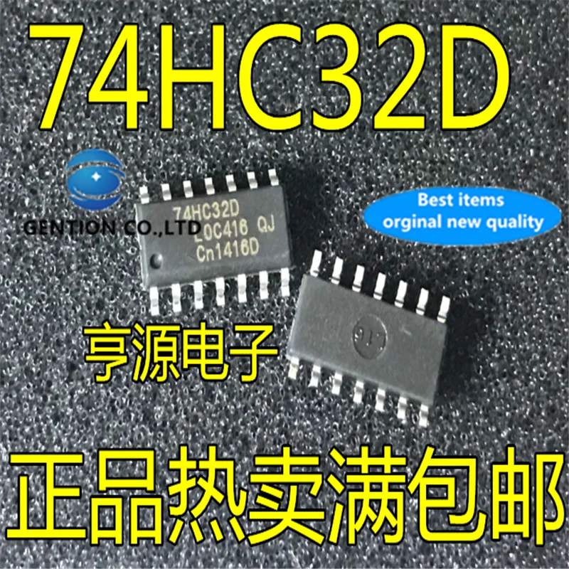 50Pcs  74HC32 74HC32D SN74HC32D SOP14-3.9MM  in stock  100% new and original