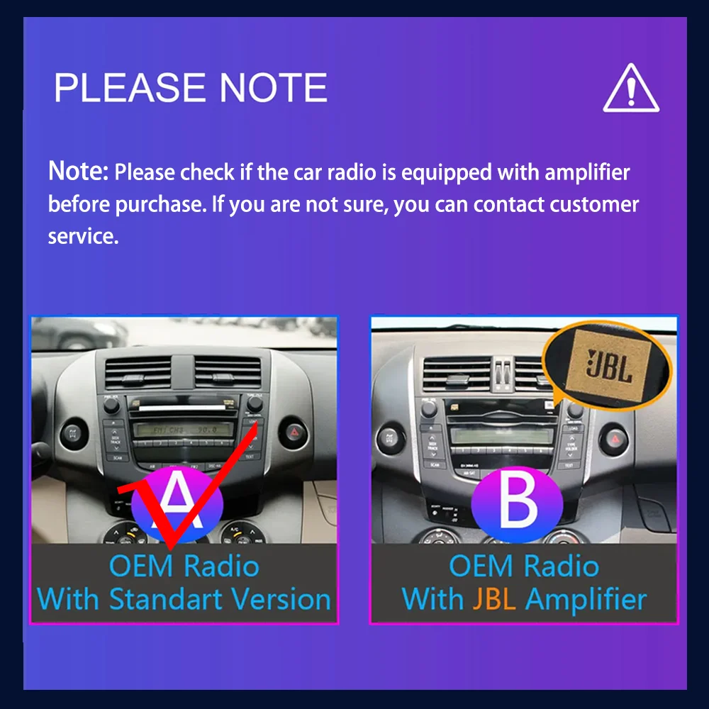 Autoradio Android per Toyota Rav4 2006-2012 Wireless Carplay Multimedia Lettore da 7 pollici 2Din Stereo Autoaudio Unità principale Navigazione