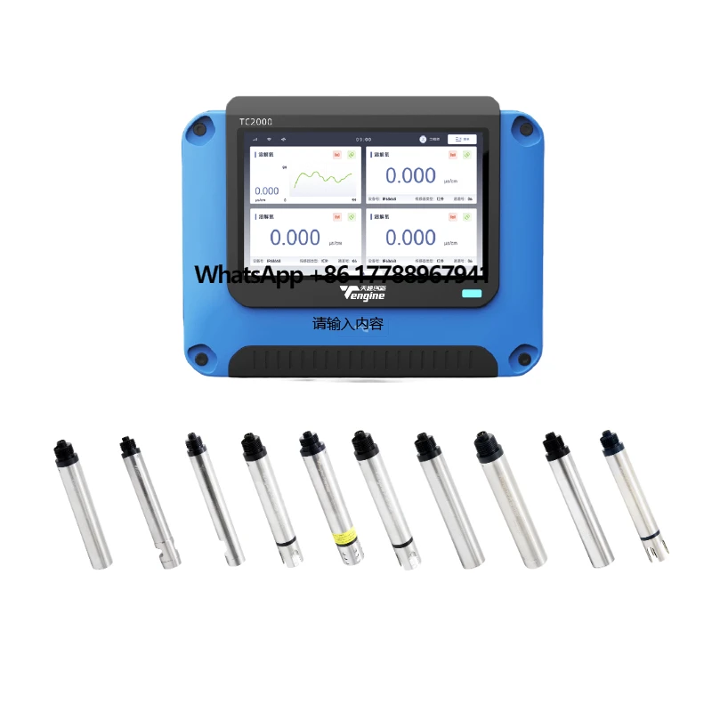 

TC2000 Multi-parameter Water Quality Analyzer 8 in 1 Turbidity/chlorine /PH/ Conductivity /COD/ORP/TDS/DO