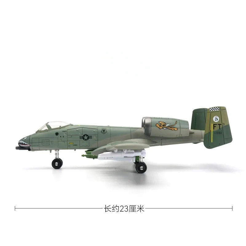 1:72 US A-10 Thunderbolt II Support Attack Aircraft Model Creative Military Series Building Blocks Toys For Boys Christmas Gifts