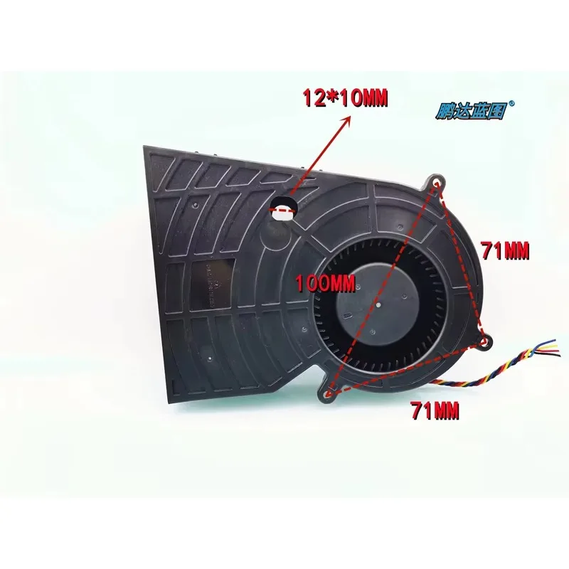 pa New PVB120J12H-P01 Dell Server 12V Temperature Control PWM Integrated Machine Turbine Blast 14CM Fan