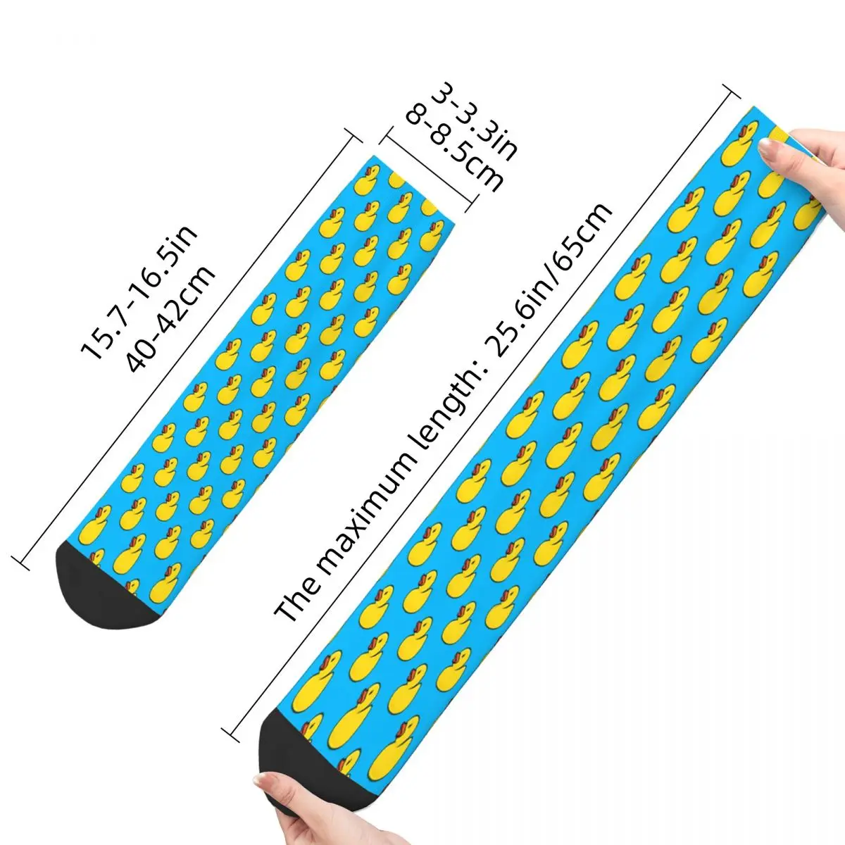 Rubber Duck Animal Socks Male Mens Women Summer Stockings Printed