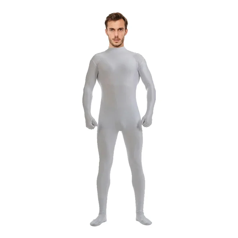 SN55Cross border vendita calda aderente mezzo pacchetto tuta zentai abbigliamento in tinta unita costume da ballo performance sul palco c @ 54WE