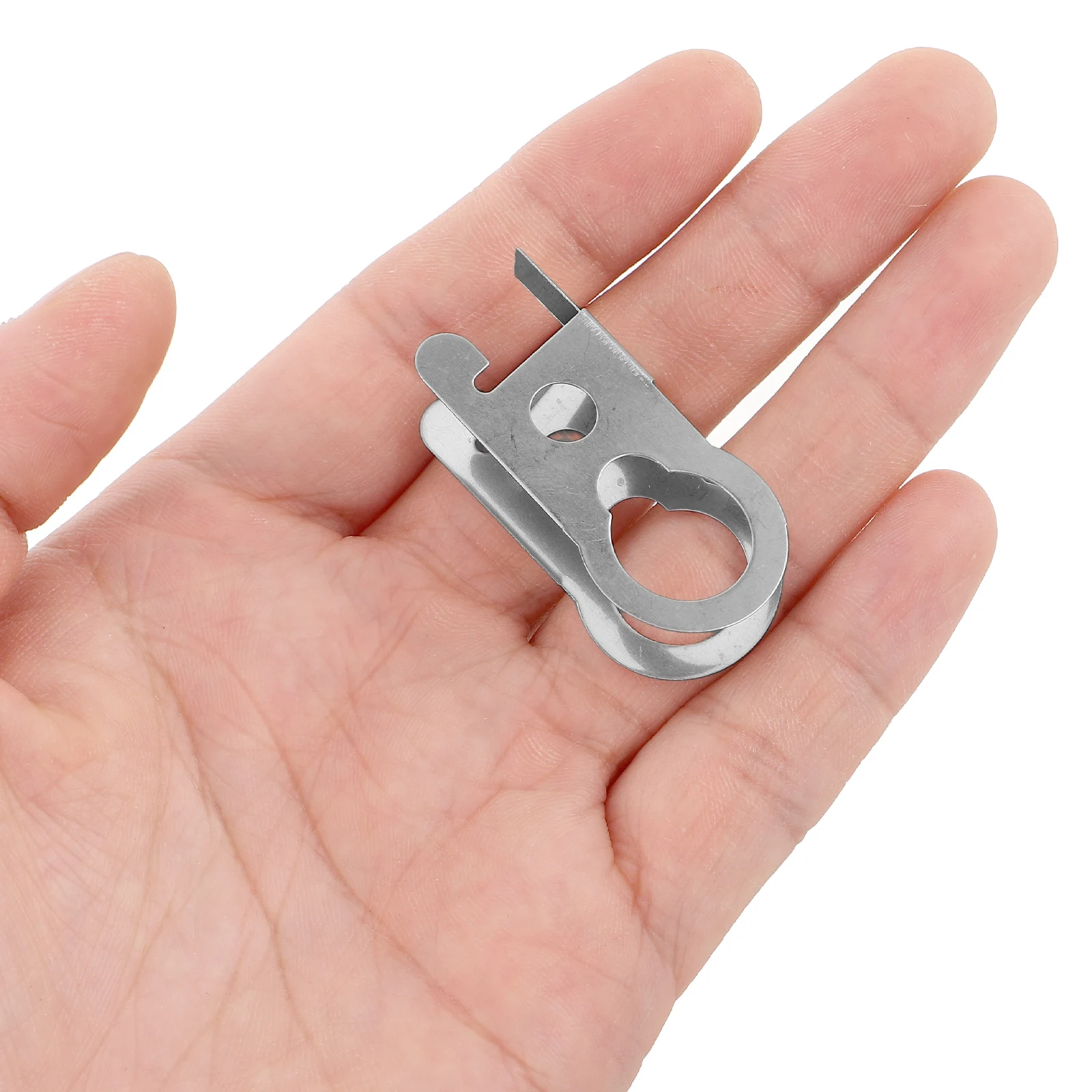 

10pcs Tube Clip Light Accessories Heater Lamp Holder Silver Iron Mount Clips Compact Installation Design Fixation Durability