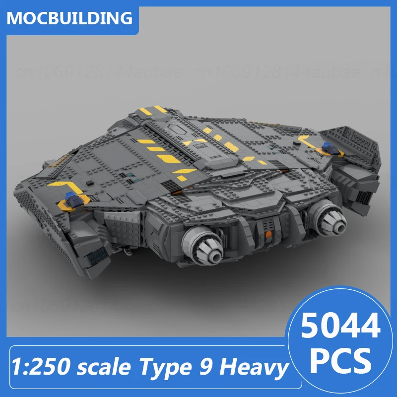 

Heavy Space Battleship Model 1:250 Scale Type 9 Moc Building Blocks DIY Assemble Bricks Display Collection Toys Gifts 5044PCS