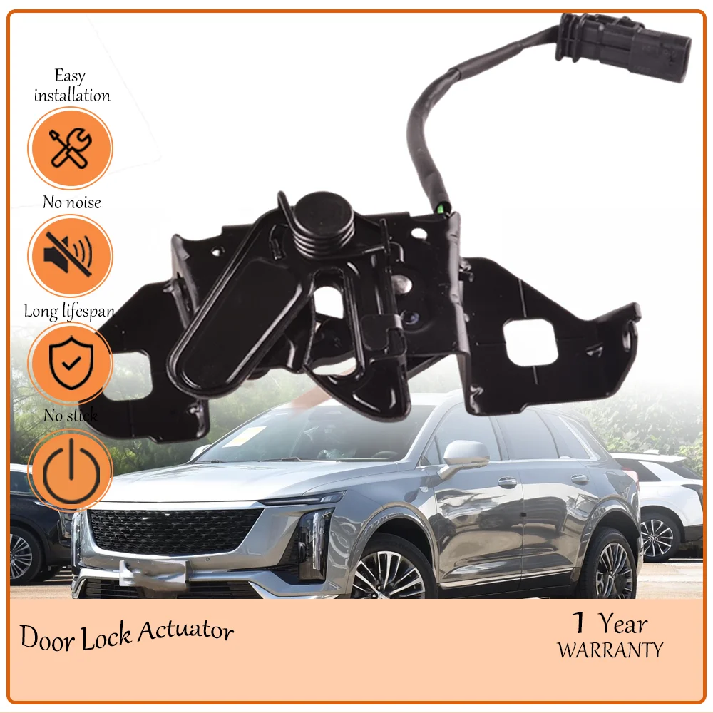 Structure Tempered Combined Hood Lock,Fit for 2024 XT5 SUV, Sturdy Main Auxiliary Bonnet Closing Latch Assembly oem 84885862