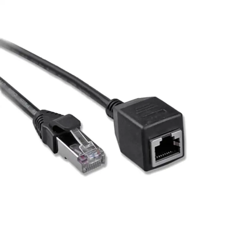 Y1UB RJ45 Cat6 Extension Patch Cable Extender Lan Male To Female Cord