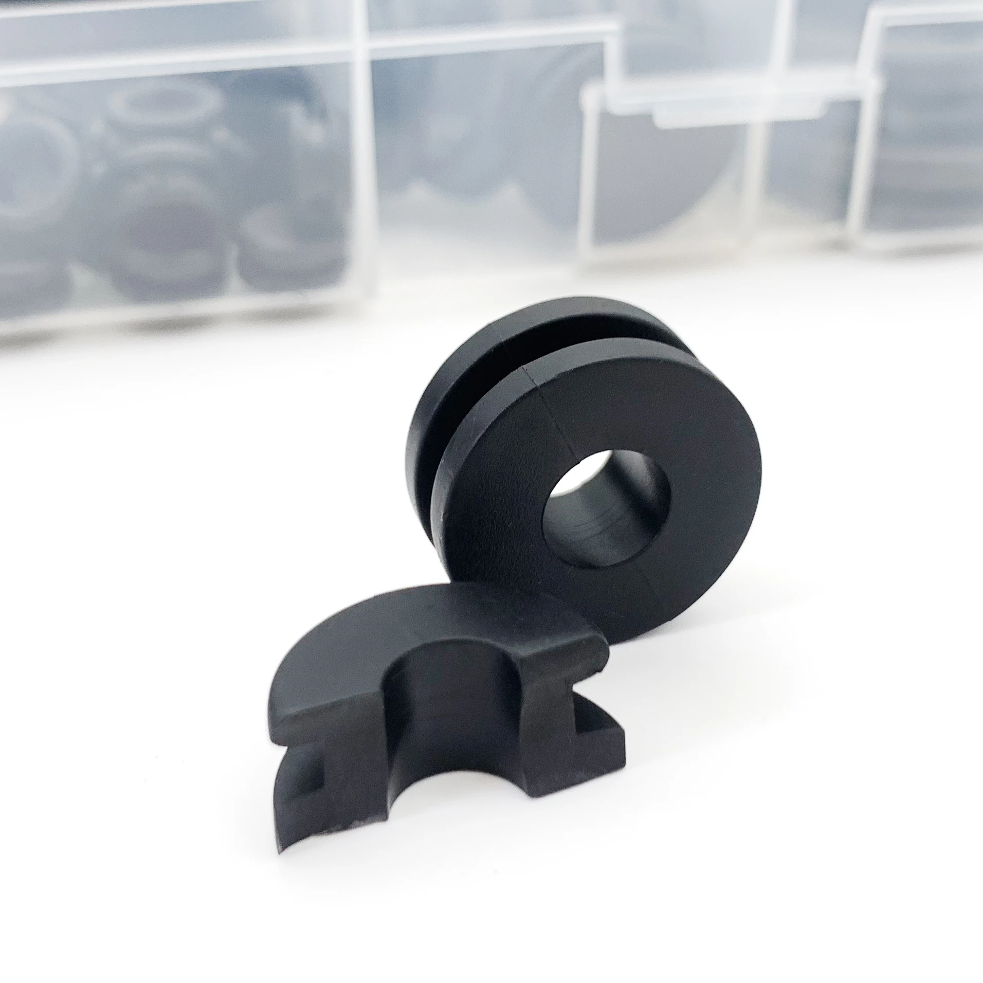 

125pcs Black Rubber Seal Single Sided Protective Coil Out Hole Wire O-ring For Protects Wire Cable Hardware Tools Rubber Gromme