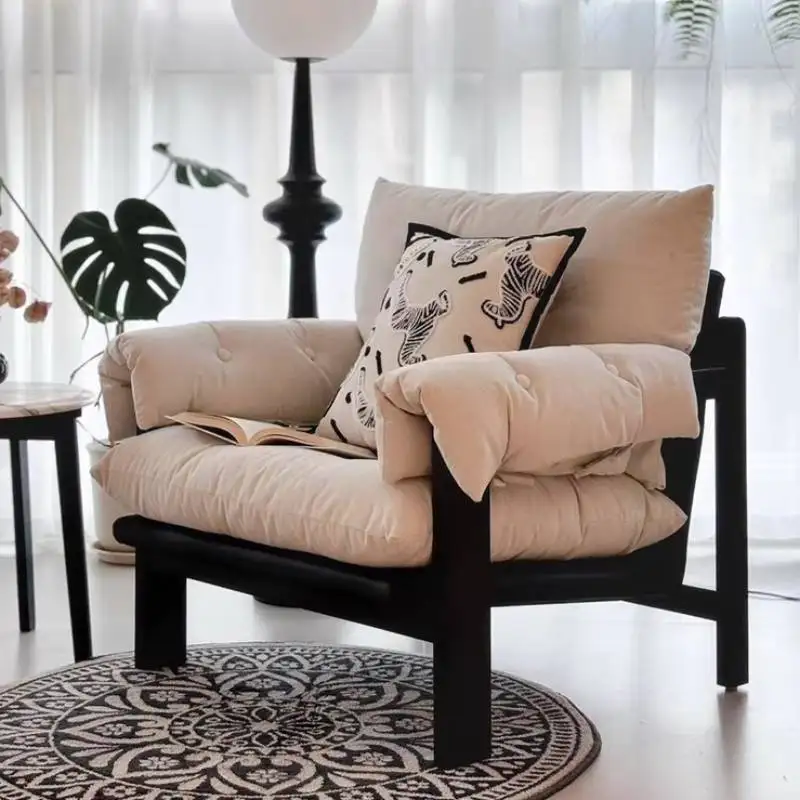 

Armrest Nordic Living Room Chairs Relax Bedroom Adults Reading Recliner Chair Luxury Salon Muebles Para Hogar Furniture Home